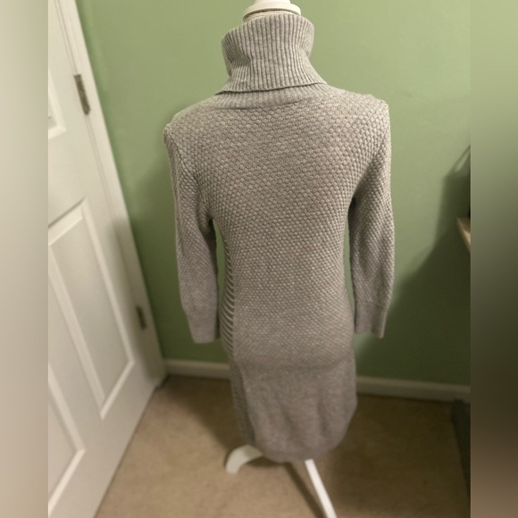 Athleta Gray Turtleneck Sweater Dress - Picture 11 of 11